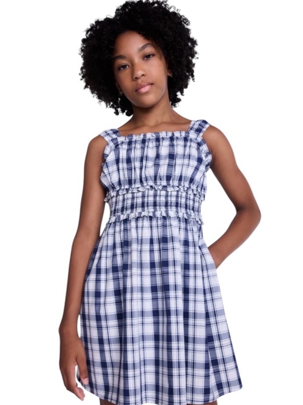 Girl’s Smocked Tank Dress from Weekend Academy